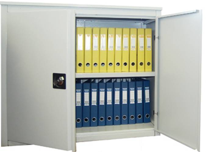 Фото - металлический шкаф архивный alr-8810 усиленный, 880x1000x450 антресоль для хранения документов